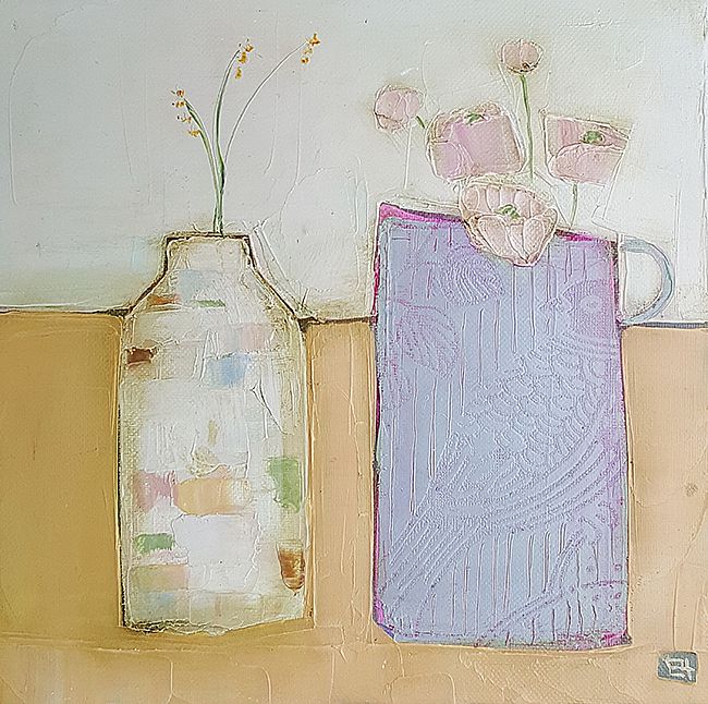 Eithne  Roberts - Purple jug and little bottle
